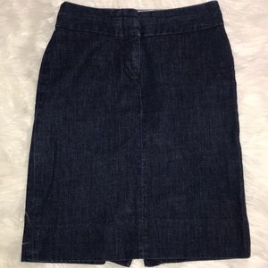 J.CREW JEAN STRETCH SKIRT SIZE 4